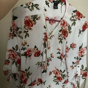 NWOT Rue21 Floral Shirt